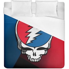 Grateful Dead Big Skull Duvet Cover (king Size) by Bedest