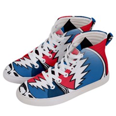 Grateful Dead Big Skull Men s Hi-top Skate Sneakers by Bedest