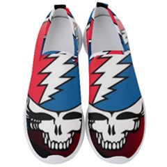 Grateful Dead Big Skull Men s Slip On Sneakers by Bedest