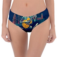 Grateful Dead Singing Skeleton Reversible Classic Bikini Bottoms by Bedest