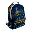 Grateful Dead Singing Skeleton Flap Pocket Backpack (Small) View2