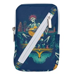 Grateful Dead Singing Skeleton Belt Pouch Bag (large) by Bedest