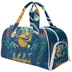 Grateful Dead Singing Skeleton Burner Gym Duffel Bag by Bedest