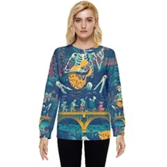 Grateful Dead Singing Skeleton Hidden Pocket Sweatshirt by Bedest