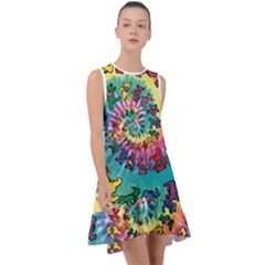 Grateful Dead Artsy Frill Swing Dress by Bedest