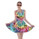 Grateful Dead Bears Tie Dye Vibrant Spiral Skater Dress View1