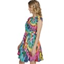 Grateful Dead Artsy Cap Sleeve High Waist Dress View2