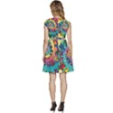 Grateful Dead Artsy Cap Sleeve High Waist Dress View4