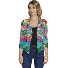 Grateful Dead Artsy Women s Casual 3/4 Sleeve Spring Jacket by Bedest