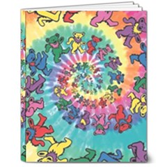 Grateful Dead Artsy 8  X 10  Softcover Notebook by Bedest