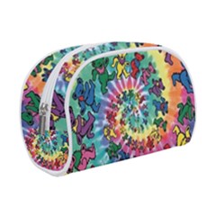 Grateful Dead Bears Tie Dye Vibrant Spiral Make Up Case (small) by Bedest