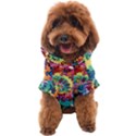 Grateful Dead Bears Tie Dye Vibrant Spiral Dog Coat View1