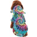 Grateful Dead Bears Tie Dye Vibrant Spiral Dog Coat View2