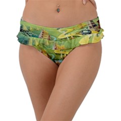 Grateful Dead Golden Road Frill Bikini Bottoms by Bedest