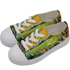 Grateful Dead Golden Road Kids  Low Top Canvas Sneakers by Bedest