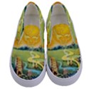 Grateful Dead Golden Road Kids  Canvas Slip Ons View1