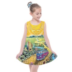 Grateful Dead Golden Road Kids  Summer Dress by Bedest