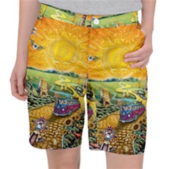 Grateful Dead Golden Road Women s Pocket Shorts by Bedest