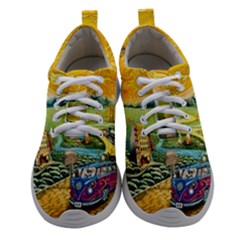 Grateful Dead Golden Road Women Athletic Shoes by Bedest