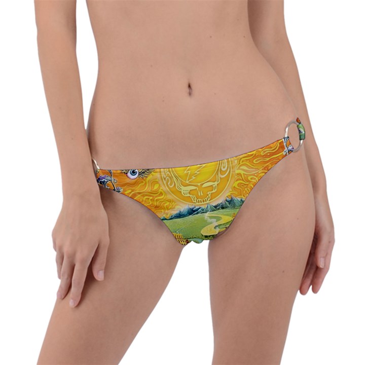 Grateful Dead Golden Road Ring Detail Bikini Bottoms