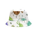 Dangerous Streptococcus Lactobacillus Staphylococcus Others Microbes Cartoon Style Vector Seamless P Bucket Hat (Kids) View2