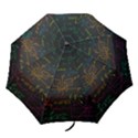 Mathematical Colorful Formulas Drawn By Hand Black Chalkboard Folding Umbrellas View1