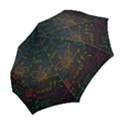 Mathematical Colorful Formulas Drawn By Hand Black Chalkboard Folding Umbrellas View2