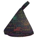 Mathematical Colorful Formulas Drawn By Hand Black Chalkboard Anti Scalding Pot Cap View1