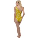 Lemon Fruits Slice Seamless Pattern To One Side Swimsuit View2