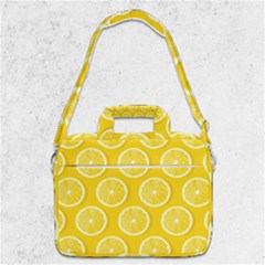 Lemon Fruits Slice Seamless Pattern Macbook Pro 13  Shoulder Laptop Bag  by Ravend