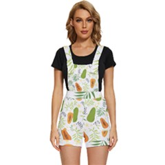 Seamless Tropical Pattern With Papaya Short Overalls by Ravend