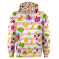 Tropical Fruits Berries Seamless Pattern Men s Core Hoodie by Ravend