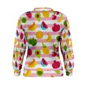 Tropical Fruits Berries Seamless Pattern Women s Sweatshirt View2