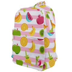 Tropical Fruits Berries Seamless Pattern Classic Backpack by Ravend