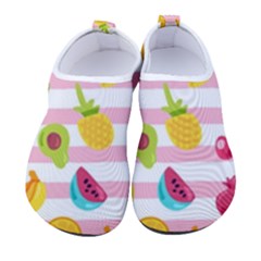 Tropical Fruits Berries Seamless Pattern Men s Sock-style Water Shoes