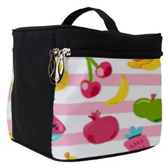 Tropical Fruits Berries Seamless Pattern Make Up Travel Bag (small) by Ravend