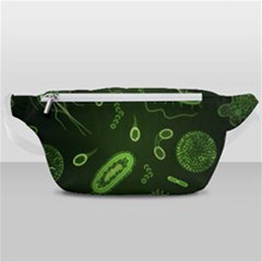 Bacteria Virus Seamless Pattern Inversion Waist Bag  by Ravend