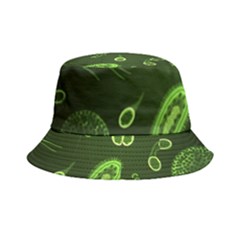 Bacteria Virus Seamless Pattern Inversion Bucket Hat by Ravend