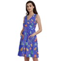 Virus Seamless Pattern Sleeveless Dress With Pocket View2