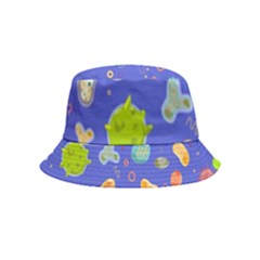 Virus Seamless Pattern Bucket Hat (kids) by Ravend