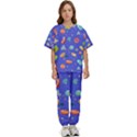 Virus Seamless Pattern Kids  T-Shirt and Pants Sports Set View1