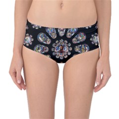 Photo Chartres Notre Dame Mid-waist Bikini Bottoms by Bedest