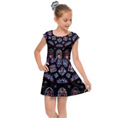 Photos Chartres Rosette Cathedral Kids  Cap Sleeve Dress by Bedest