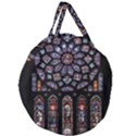 Photos Chartres Rosette Cathedral Giant Round Zipper Tote View1