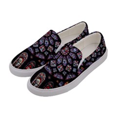 Photos Chartres Rosette Cathedral Women s Canvas Slip Ons by Bedest