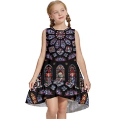 Photos Chartres Rosette Cathedral Kids  Frill Swing Dress by Bedest