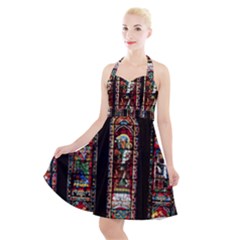 Photos Chartres Notre Dame Halter Party Swing Dress  by Bedest