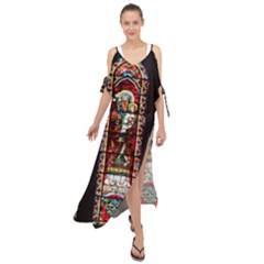 Photos Chartres Notre Dame Maxi Chiffon Cover Up Dress by Bedest