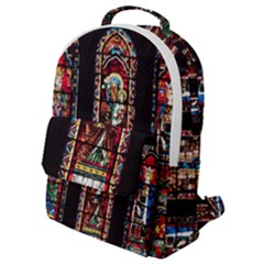 Photos Chartres Notre Dame Flap Pocket Backpack (small) by Bedest