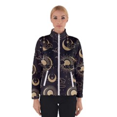 Star Colorful Christmas Abstract Women s Bomber Jacket by Apen